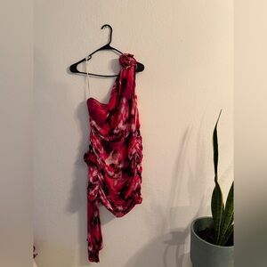 Forever 21 Pink and Black Dress